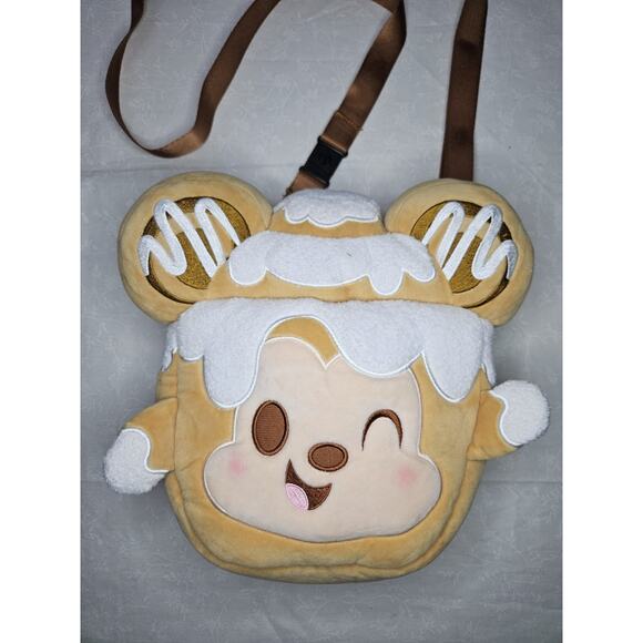 2023 Disney Parks Munchlings Mickey Mouse Crossbody Bag Cinnamon Swirl Bun - Picture 2 of 10